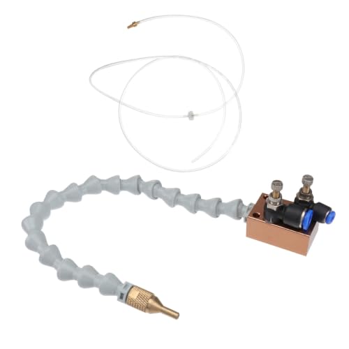 Ciieeo Boquilla de Niebla Refrigerante Cnc para Torno y Fresadora Sistema de Pulverización Ajustable Tubo de Aire para Mayor Precisión y Durabilidad Color Aleatorio