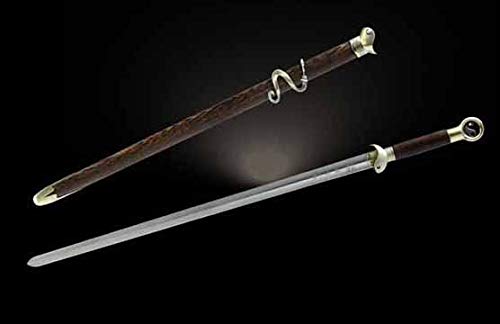 Spring Steel Tai Chi Sword with Yin & Yang Guard and Carrying Case