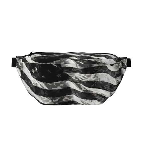 Sac banane running drapeau américain léger avec sangle réglable