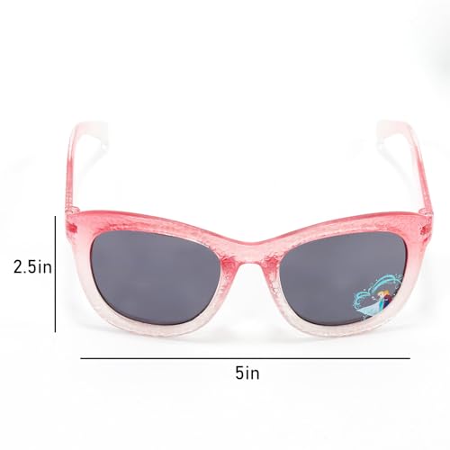 Disney Frozen Sunglasses for Kids Set - Bundle with Stylish, Comfortable & Durable Pink Frozen Sunglasses Plus Stickers, More | UV-Protection Accessories for Girls2