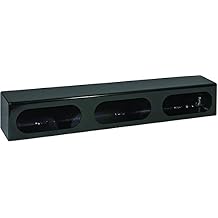Buyers Products LB3253 Triple Oval Light Box, Black Powder Coat Steel, 3x3x25 Inches - Fits 6 Inch DOT Lights, Bolt or Weld Mount, Truck and Trailer Light Housing for Snow Plows and Work Vehicles