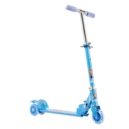 Patinete infantil Kick,3 alturas ajustables de 2 ruedas | Patinete plegable Kick,para niños y niñas de 3 a 10 años paseo al aire libre jardín parque viaje camping vacaciones en pleno