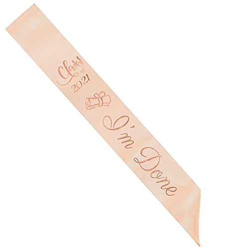 Class of 2022 Graduation Sash with Glitter Letter Ideal for Graduation Party