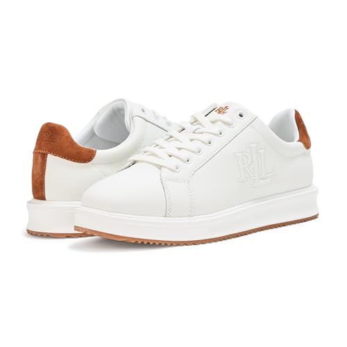 Lauren Ralph Lauren Women's Ainsley Two-Tone Leather & Suede Sneaker3
