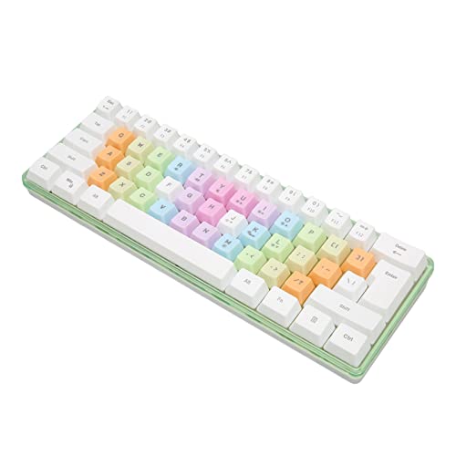 Teclado Mecánico Gamer 60% Zunate fn78t6wi0b-12 Alámbrico