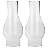 Charme vintage : l’abat-jour arbore un design vintage et rétro, apportant une touche unique et charmante à votre décoration intérieure. accessoires pour lampe à pétrole, couvercle en verre pour lampe à huile