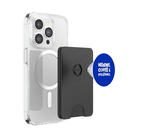 PopWallet para MagSafe Voleibol Playa: Tarjetero con PopSockets 3