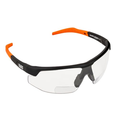KLEIN TOOLS Bifocal Safety Glasses with +1.50 Diopter for Magnification