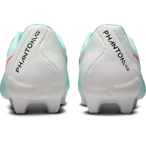 Nike Phantom GX 2 Academy MG Low-Top Soccer Cleats (FD6723-300, Mint/Off Noir/Atomic Red)3