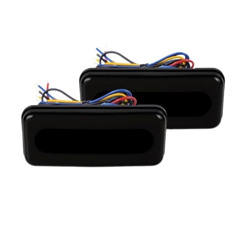 Moto LED feux arrière feu de freinage carré clignotant DRL 12V 24V