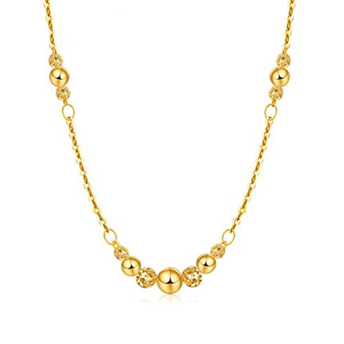 Collier de perles or jaune pour un mariage élégant, le bijou parfait de la mariée