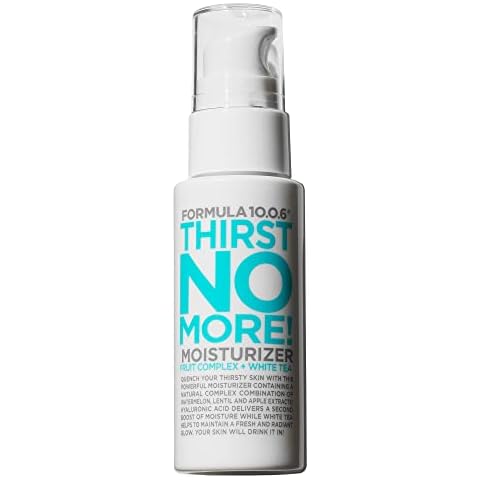FORMULA 10.0.6 - Thirst No More Moisturizer - Daily Face Lotion 1.69 fl oz Hydrates & Nourishes Dry Skin, Vegan, Paraben-Free, Sulfate-Free & Cruelty-Free Cover