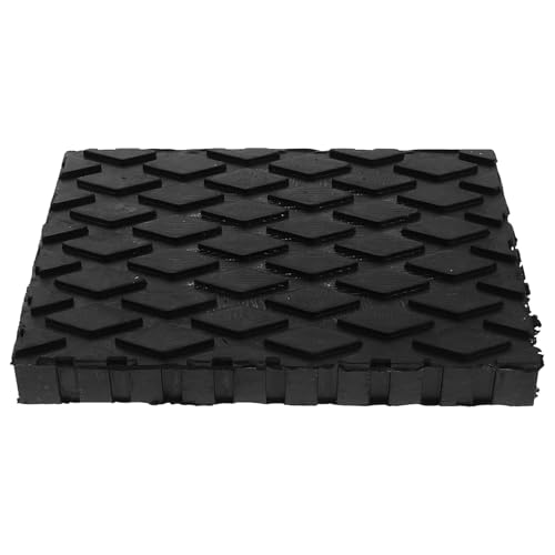GLEAVI Patins en Caoutchouc Solide 160X120X20 MM pour Pont Élévateur Camion Cales de Levage Antidérapantes Blocs de Support Solide pour Crics Hydrauliques Accessoires pour Réparation