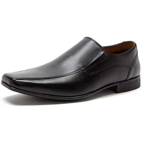 Red Tape Men's Moray Formal Slip-on Shoe Black Cover