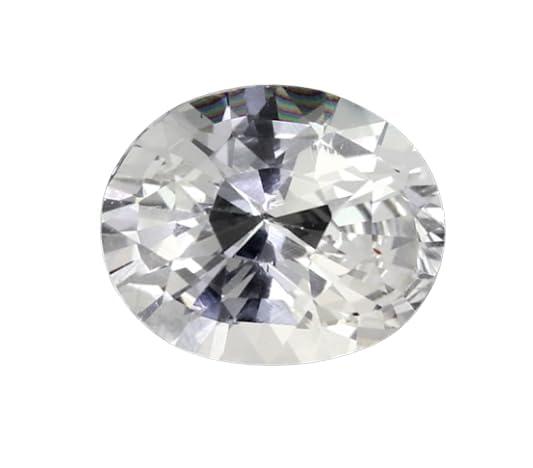 SIDHGEMSCertified Unheated Untreated 11.25 Ratti 10.00 Carat Natural White Sapphire Pukhraj Loose Gemstone for Women and Men