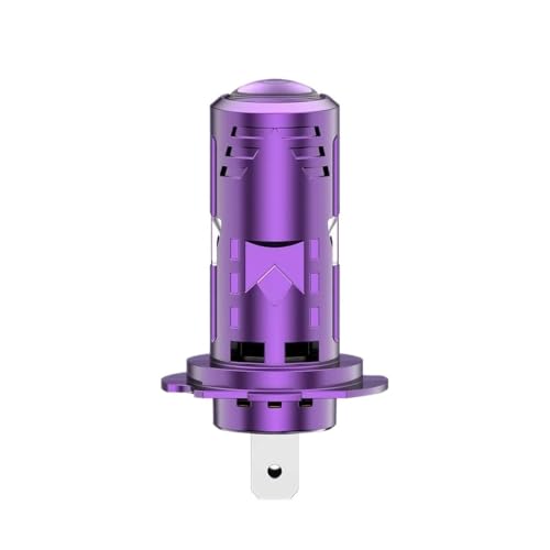 Bombilla LED H7 con lente para mejorar la visibilidad nocturna