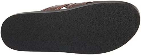 Stacy Adams Men's Mondo Cross Strap Slide Sandal, Cognac, 14 | Image 3