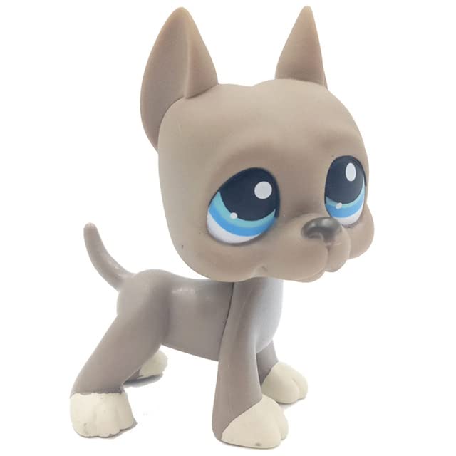 ТоуUAE - LPS CAT rare Оriɡiпal Littlest pet shop bobble head Тоуs dog dachshund cocker spaniel puppy collie 58 Great Dane old animal (184)