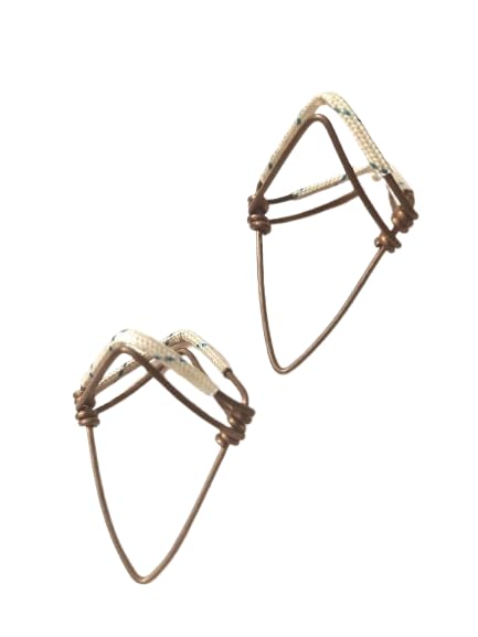 Premium Sitar Double Wire Brass Mizrab (Mejrab/Mezrab) – Traditional Finger Pick for Sitar Players 6 pcs Pure Brass handmade Gift item-picture-15