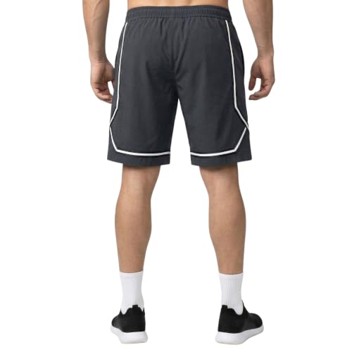 Image of NINQ Mens Shorts Stylish Cross Panel Design with Side Pocket | Gym Wear Shorts | Sports Short for Men Running, Training & Basketball