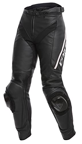 Mujer Pantalón de Motorista DAINESE Delta 3 Lady/Piel/Botas Pantalón