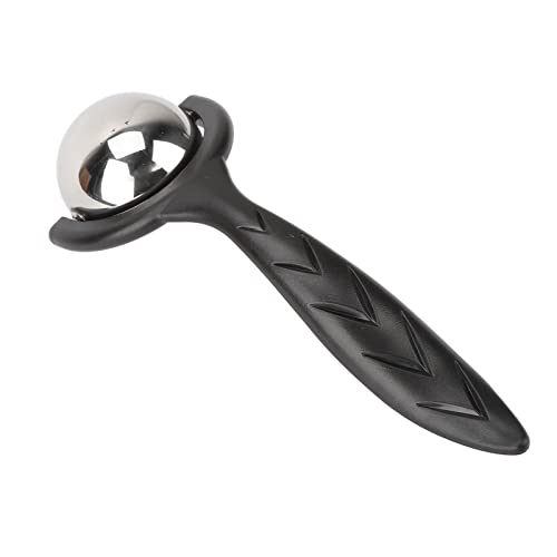 Generic Rodillo de Masaje en Frío Ergonómico de Acero Inoxidable con Bola de Hielo Facial para Reducir la Hinchazón y la Irritación de la Piel 18,5 Cm (BLACK)