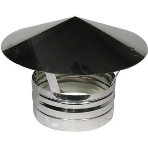 Terminale in acciaio per canne fumarie 120mm