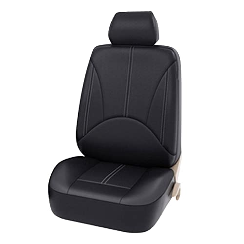 Housses de siège universelles de voiture noires compatibles berline et camion | 2 pces