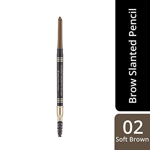 Max Factor Brow Augenbrauenstift, abgeschrägt, 02 Soft Brown – Ansicht 3