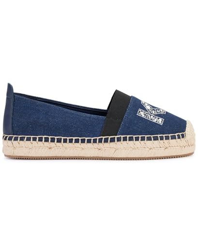 Image of Karl Lagerfeld Womens Manika Espadrille Sandal with Rhinestones