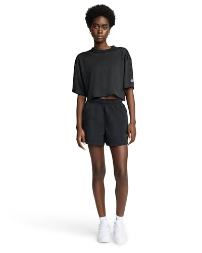Champion Women's Woven Taslan Shorts, Unisex, 3" Inseam, Black, Medium - image 5