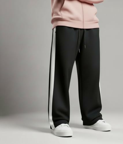 Image of dockstreet Track Pant for Men || Baggy Fit || Track Pants || Full Elastic Jogger Track Pant || 100% Cotton