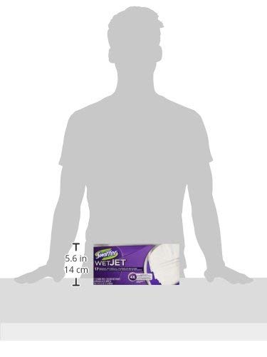 Swiffer Wetjet Hardwood Mop Pad Refills For Floor Mopping And Cleaning, All Purpose Multi Surface Floor Cleaning Product, 17 Count #TOP7