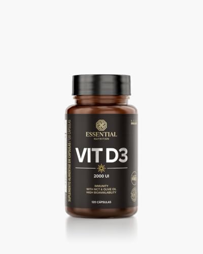 Vit D3-2000 UI - 120 Cápsulas - Essential Nutrition