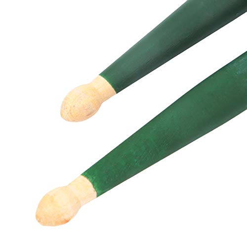 2 piezas de baquetas coloridas de madera de arce para batería, accesorios para instrumentos musicales. miniatura 6
