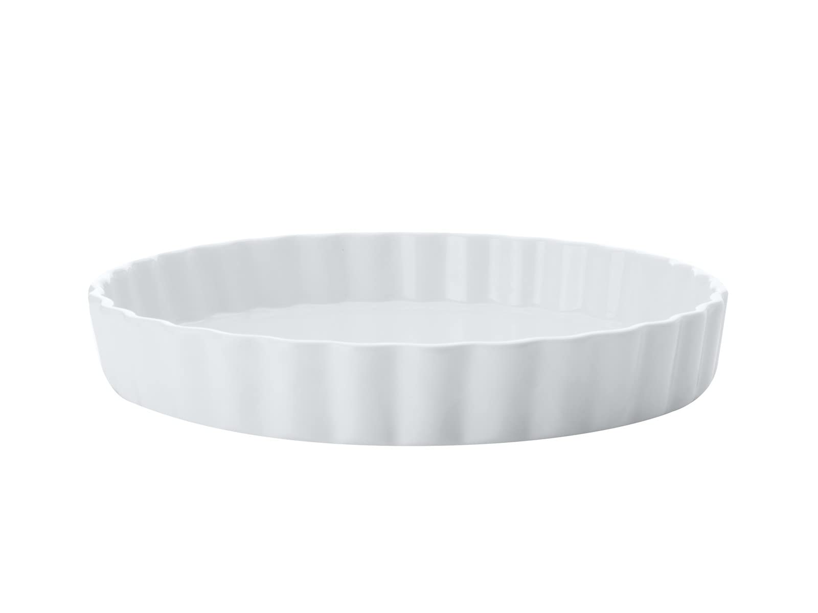Maxwell & Williams AA05017 Kitchen Quiche Form 28 cm, Geschenkbox, Porzellan, weiß, ca. 27 x 27 x 4.1 cm