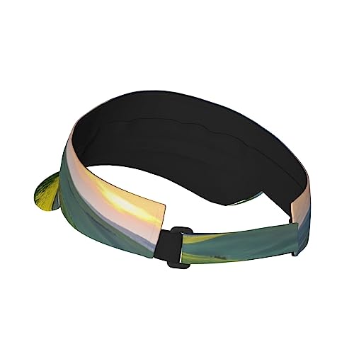 Sport Sun Visors For Women Sun Visor Hats For Men Women, Adjustable Sun Hat Summer Hat Empty Top Baseball Cap #TOP6