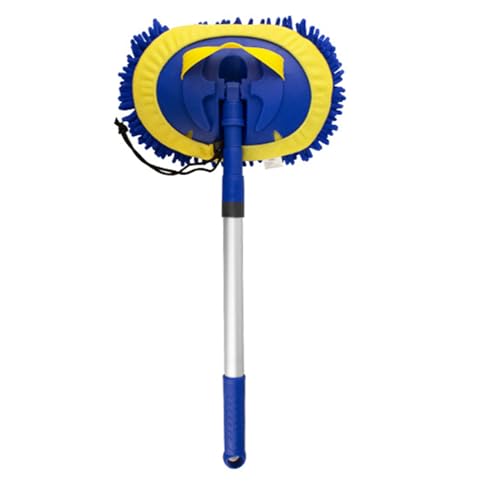 自動車クリーニングキット - 拡張可能なウォッシュモップ、フォームソープアプリケーター|オートバイ、ボート、 |のための穏やかで強力なスクラバークイック乾燥ファイバーカーケアアクセサリー