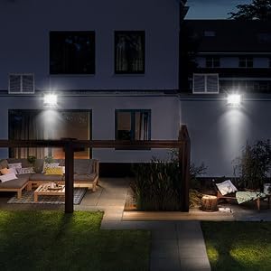 Miniatura 7 de camuucci Luz de inundación LED para exteriores de 50 W, luz de trabajo exterior 6000 K, luz de seguridad blanca, IP66 impermeable para patio,