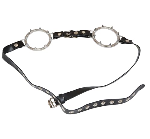 Soutien-gorge harness réglable à rivets pour stimulation intense et bondage