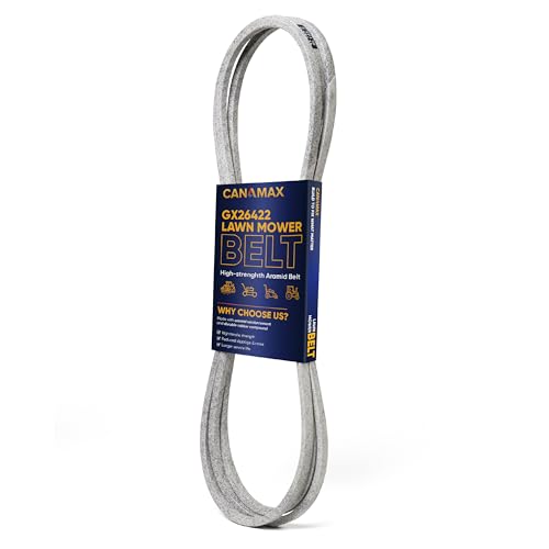 Image of GX26422 Mower Deck Belt - Compatible with John Deere Z355E Z375R Z325E Z355R Z330M Z330R Z365R ZTrak Zero Turn Mowers and More | Aramid Cord | 145.5 inch x 0.5 inch