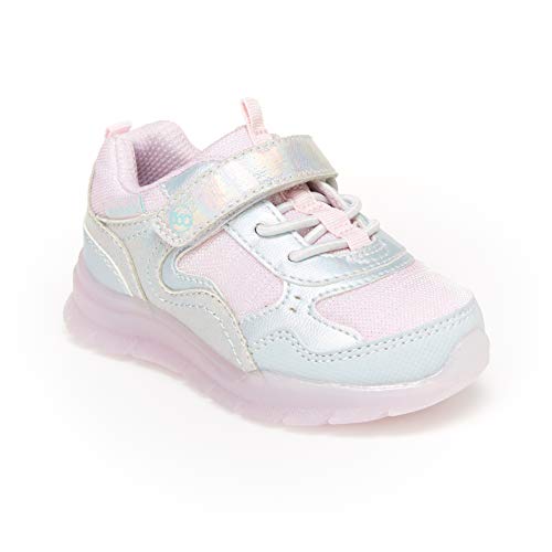 Stride Rite Girl's Marcel Anti-Microbial Dual Width Insole Lighted Athletic Sneaker