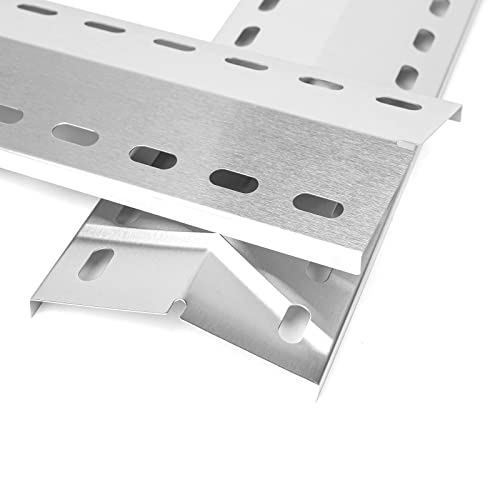 GFTIME 36,5 x 12cm Edelstahl Brennerabdeckung Ersatzteile für Enders Chicago 3 Gasgrill Zubehör, für Enders Boston Pro 3K/6 Kr Turbo, Tepro 3561, Barbecook Brahma 4.0, Aromaschienen Heizplatte 3 Stück