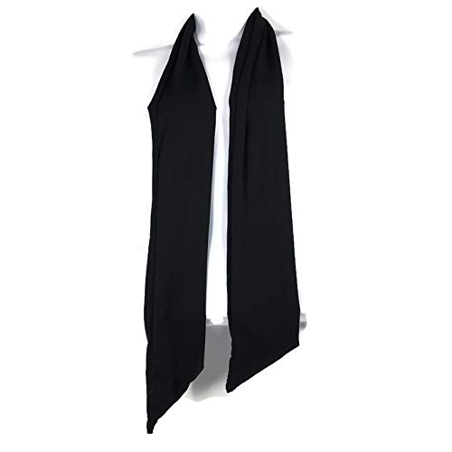 Pussy-bow Scarf Bow Scarves Women's Neckties Black Silky-like Long Scarves3