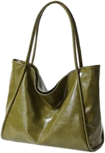 Bolso hobo informal para mujer, bolso tote retro de poliuretano suave, bolso cruzado y de hombro, ideal para trabajo o universidad miniatura 1