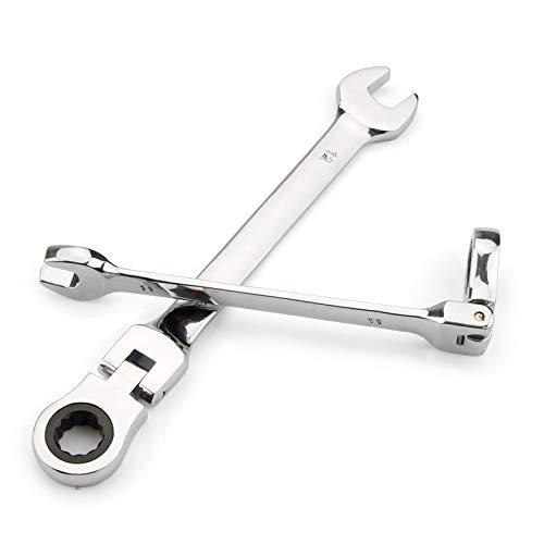 Juego de Llaves Fijas,Llaves Fijas Juego de llaves de trinquete multifunción for actividades, llaves de boca abierta flexibles de 180 grados, herramientas manuales for reparación de automóviles, llave