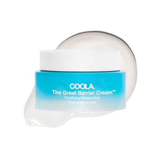 COOLA Organic The Great Barrier Cream Face Moisturizer, Dermatologist Tested Skin Barrier Protection, Vegan and Gluten Free, 1.5 Fl Oz