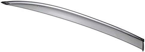 WellVisors Window Visors Wind Deflectors Compatible with Chevrolet Chevy 2013-2015 Malibu Sedan with Chrome Trim Rain Guards 3-847CH004