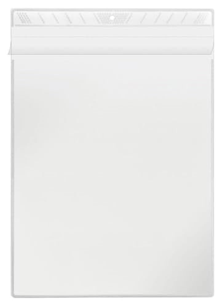 VELOFLEX 3304000 - Transparent Pocket DIN A4, Protective Cover, Hanging Case, Hanging Cover, Transparent Pack of 100
