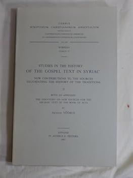 Paperback Studies in the History of the Gospel Text in Syriac. Subs. 79 Book